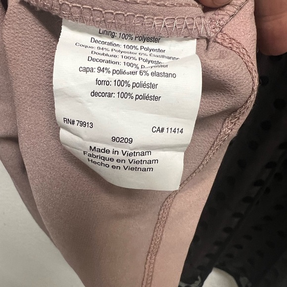 Motherhood Maternity Black Velvet Pilka Dot Sheer Sleeve Cocktail Dress L - Picture 7 of 9